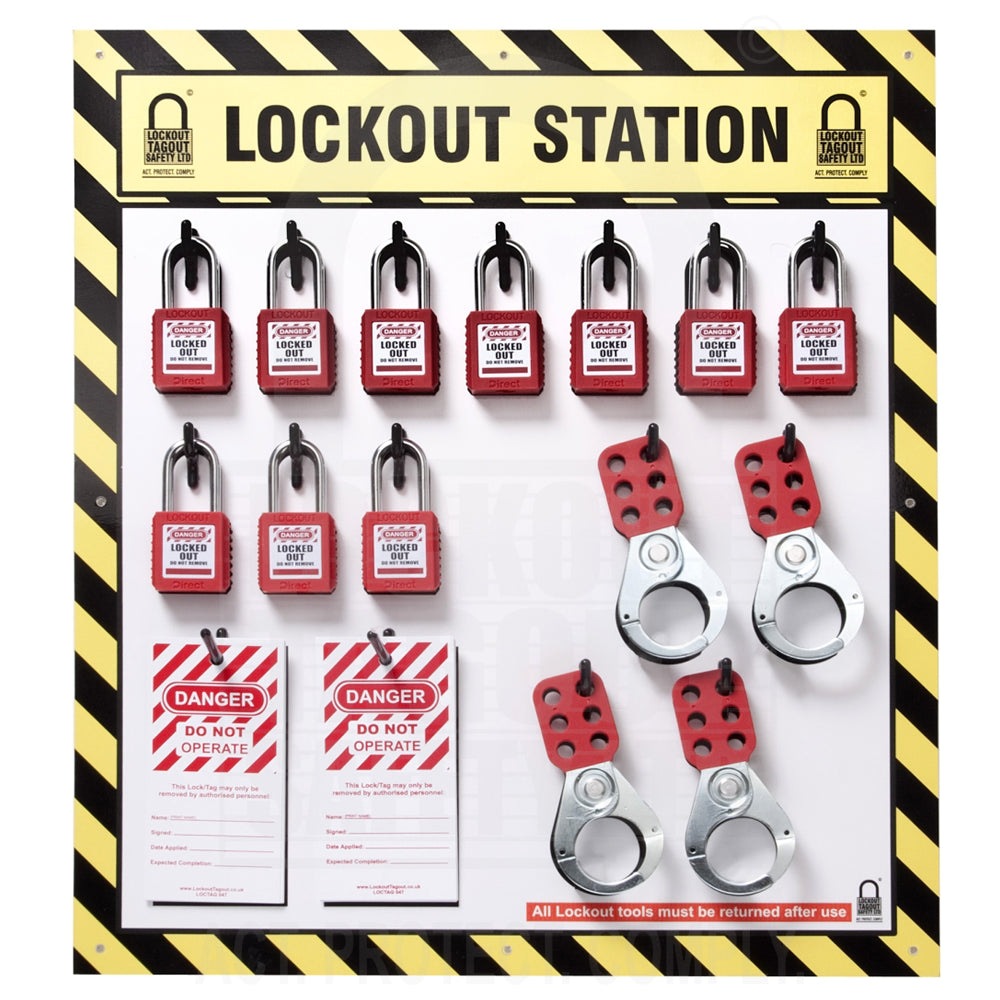 LB10 Lockout Station 10 Capacity Board LB10 Lockout Station 10 Capacity Board